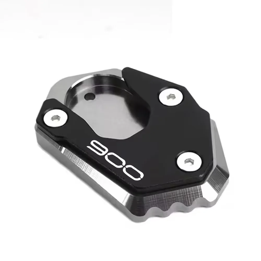 CNC Motorcycle Kickstand Foot Enlarger Side Extension Pad Stand Support Plate