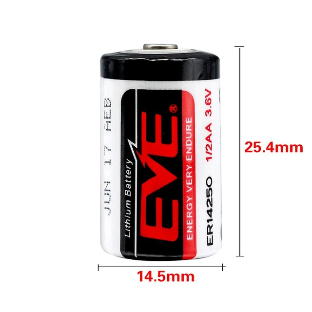 2pcs/lot ER14250 3.6V EVE Lithium Battery Pack