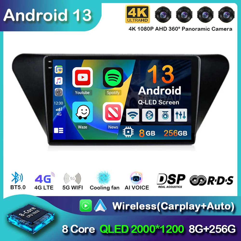 Android 13 Carplay Autoradio Per Lifan X50 2015 2016 2017 2018 2019 Lettore Multimediale 2 Din Autoradio Stereo 2 Din Dvd Dsp