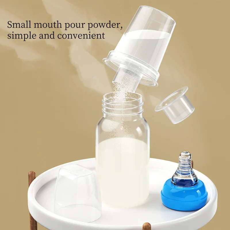 Portable baby PP milk powder box for going out with milk powder box for newborn baby distribution 6 packs 80ml