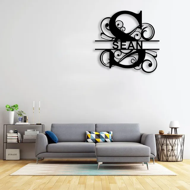 Personalized Monogram Door Decor-S 17