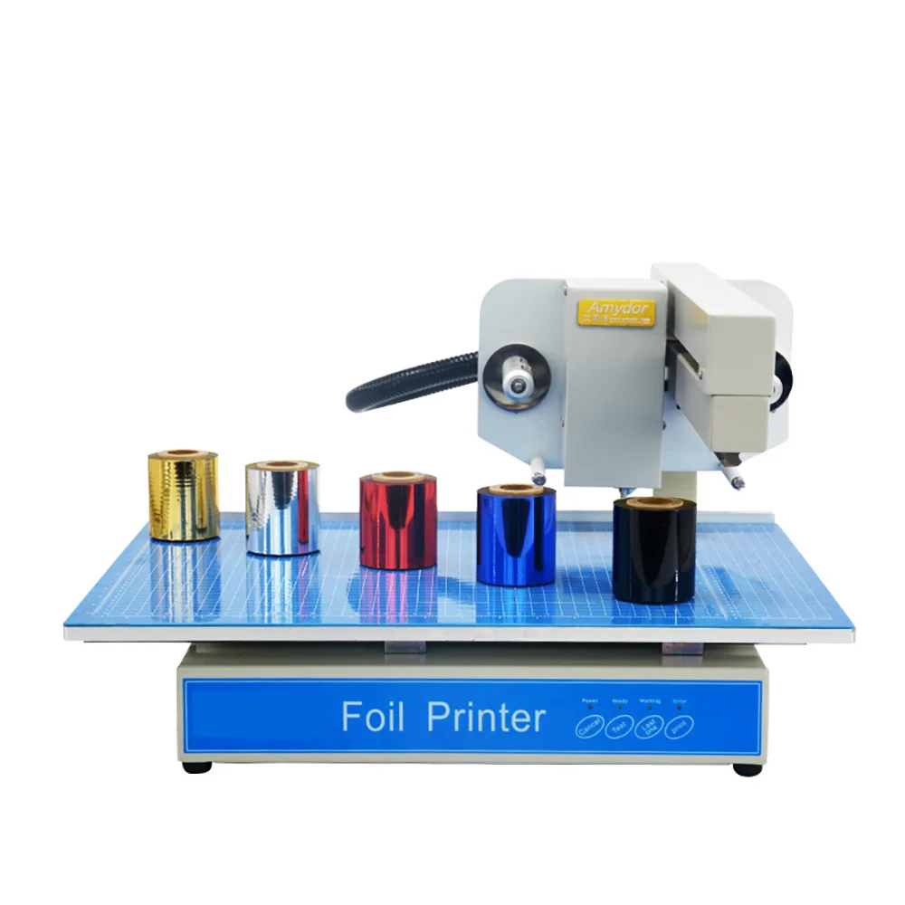 

Printed Paper Stamping Printer Personalized Business Greeting Card Bid Album Leather Thermoprint