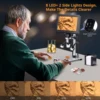Hayve Digital Microscope 1200X Soldering Microscope for Coin 12MP PCB Circuit Repair Magnifier Compatible with Windows/Mac OS 4