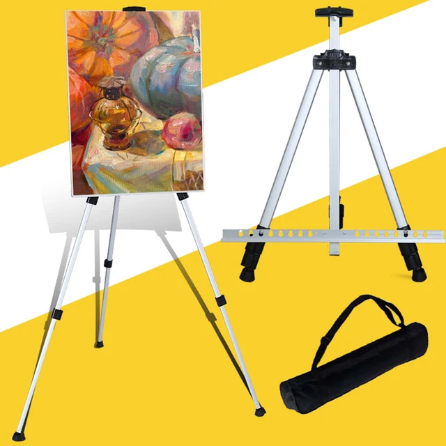 Caballete plegable para fotos artísticas, trípode práctico para lienzos,  letreros de eventos, caballetes de dibujo artístico - AliExpress