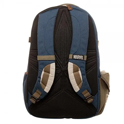 Disney's New Marvel Captain America Canvas Backpack Men's Backpack Casual Fashion Student Computer Bag Men's Travel Backpack 3