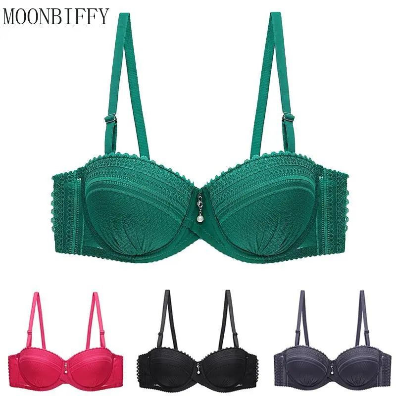 New 2022 Bras For Women Half Cup Push Up Bra Sexy Lace Underwear Women