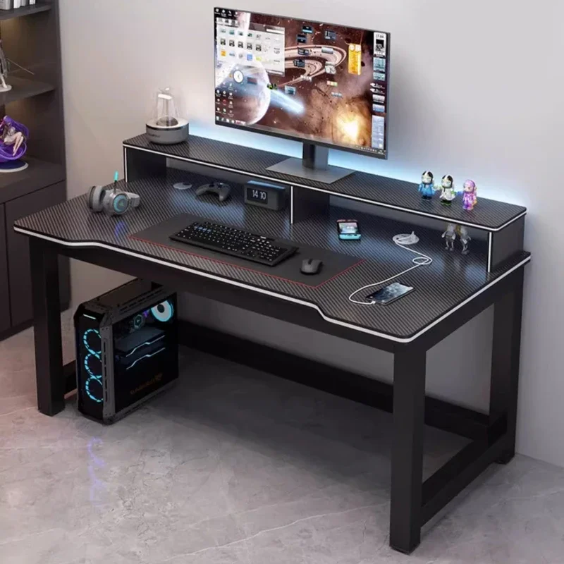 

Double Person Easy Computer Desks Household Esports Bedroom Learning Computer Desk Desktop Mesa Plegable Office Furniture QF50CD