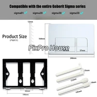 แผงปุ่มกดชักโครกสีขาว รุ่น 115.770 สำหรับถังเก็บน้ำในห้องน้ำ ใช้ได้กับ Geberit Sigma 01/20/30/50 UP300 UP320 อุปกรณ์เสริม 4