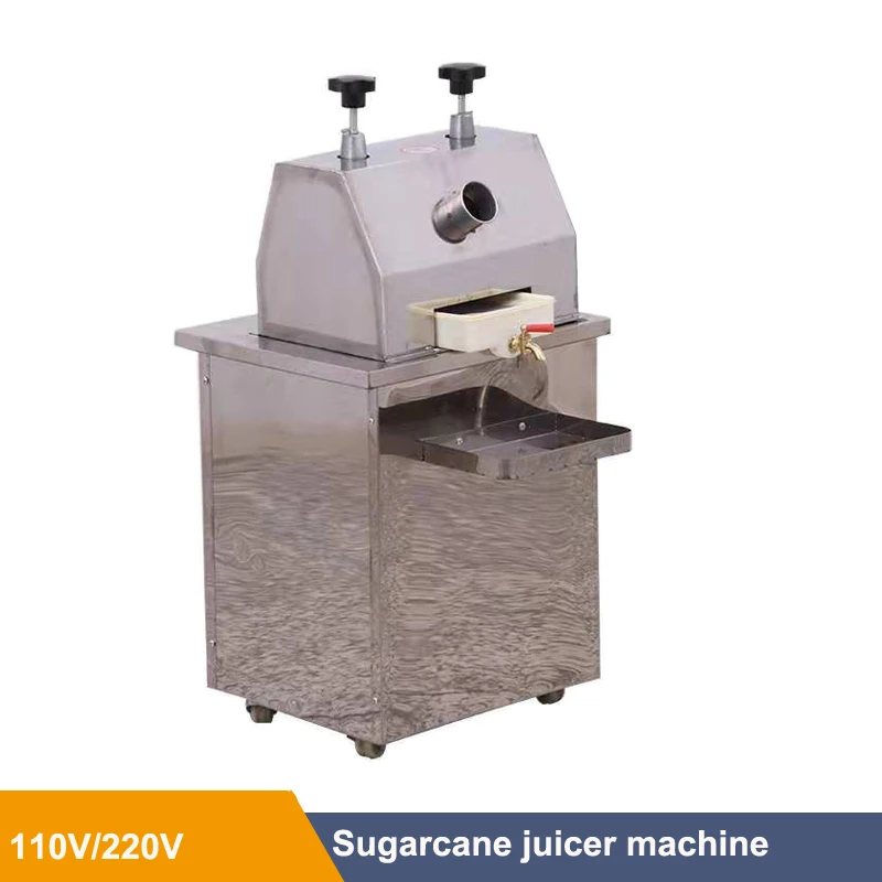 Electric Sugarcane Machine Desktop Vertical Commercial Battery Juicer Stainless Steel Risk Equipment 3