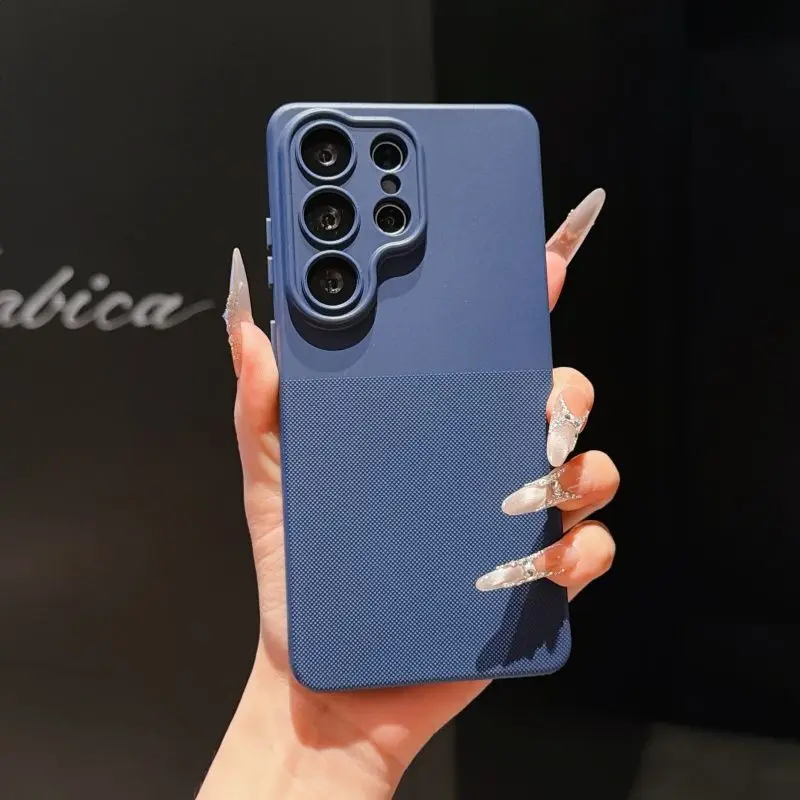 Luxury Geometric Dot Matrix Phone Case - All-Inclusive Cover
