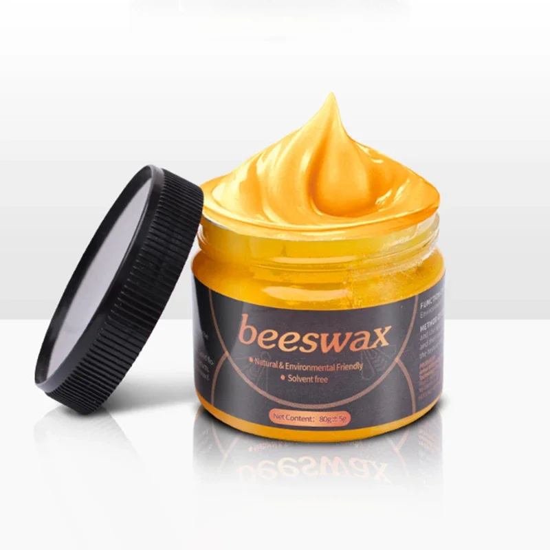 Waterproof Beeswax Gel Wood Furniture Floor Maintenance Care Polishes Wax Solid Wood Luster Restore with Sponge
