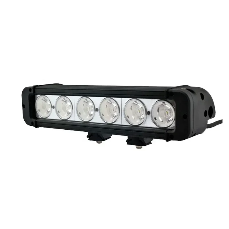 60W Single 12V Led Work Light Bar for Trucks Off Road Vehicle 4x4 2 4ghz 1 12 off road rc trucks 4wd гоночный автомобиль для скалолазания rc car