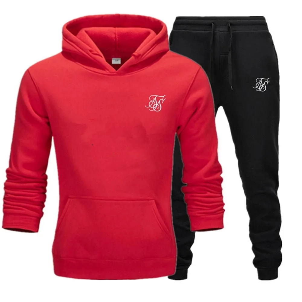 Men Autumn Spring Sporting Sweatshirt Sweatpants Tracksuit