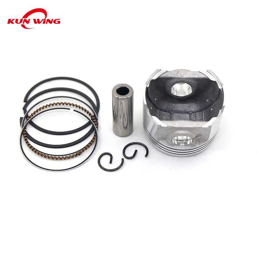 Kit Piston 37 Mm Pour Scooter SYM Mio, Fiddle, Allo 50cc 4T - Compatible XS1P37QMA - Pièce De Rechange Complète