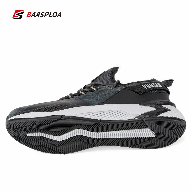 Running Shoes Sneakers Shoes Walking Sneakers Walking Shoes Casual Shoes Baasploa Men's Suede Shoes Waterproof Sneakers Non-slip Casual Running Fashion Male Damping Outdoor Walking Shoes