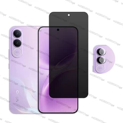 Premium Privacy Screen & Camera Lens Protector for Smartphones, 6.83 - inch Tempered Glass (1 Glass and 1 Len)