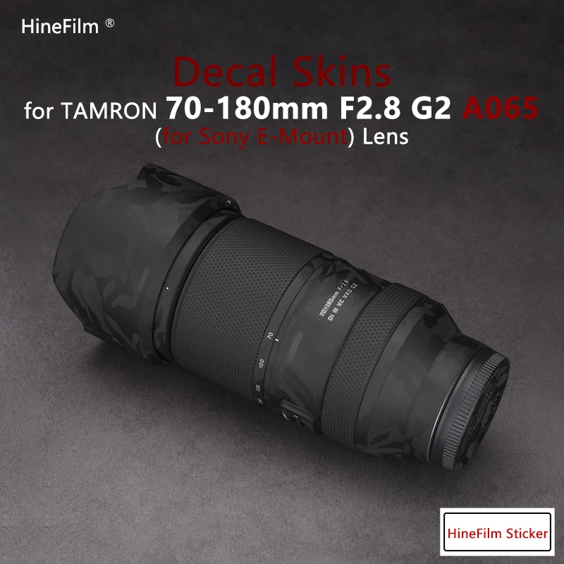 Tamron Lens Premium Decal Skin Protetor de Película de Capa Etiqueta Protetora 70180f2.8g2 e 70-180 F2.8 di Iii vc Vxd g2