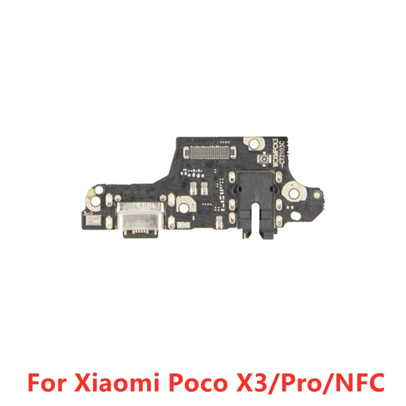 Фото Материнская плата Flex для Xiaomi POCO X3 NFC Pro USB плата Зарядное устройство Док-станция разъем гибкий кабель №2