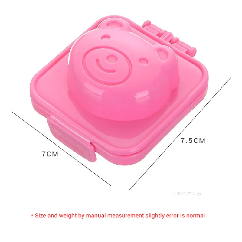 Egg Boiler Mold Cup Boiled Egg Mold Cute Cartoon 3D Egg Ring Mould Bento Maker Cutter Decorating Tool Kitchen Accessories For Kitchen