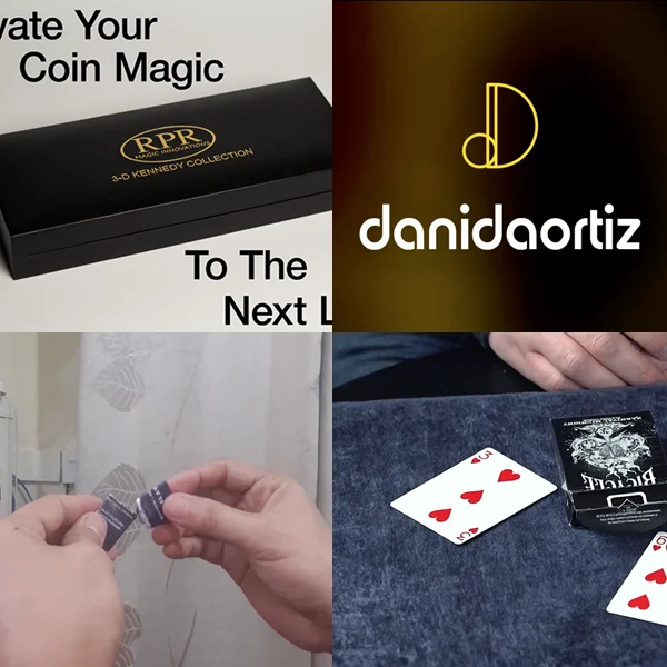 3D Kennedy Collection By Rocco & Peret, Blackouts Agreement By Dani Daortiz,Butterfly Center Tear By Boyet,Card To Box Di Paul Lepaul