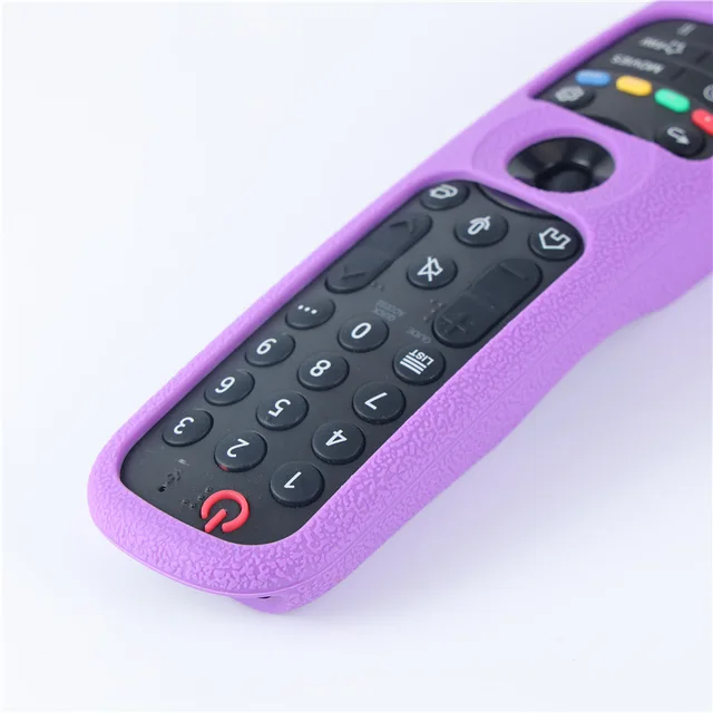  Funda de silicona MR22GN Magic Remote LG compatible con LG  MR21GA/MR23GN MR22GA OLED Smart TV, cubierta protectora a prueba de golpes  para LG MR23GN 2021-2023 con cubierta de mando a distancia