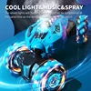 RC Stunt Car Remote Control Car Watch Hand Gestures 4WD 360° Rotating Off-road Climbing Exhaust Blowtorch Music Toy For Children 2