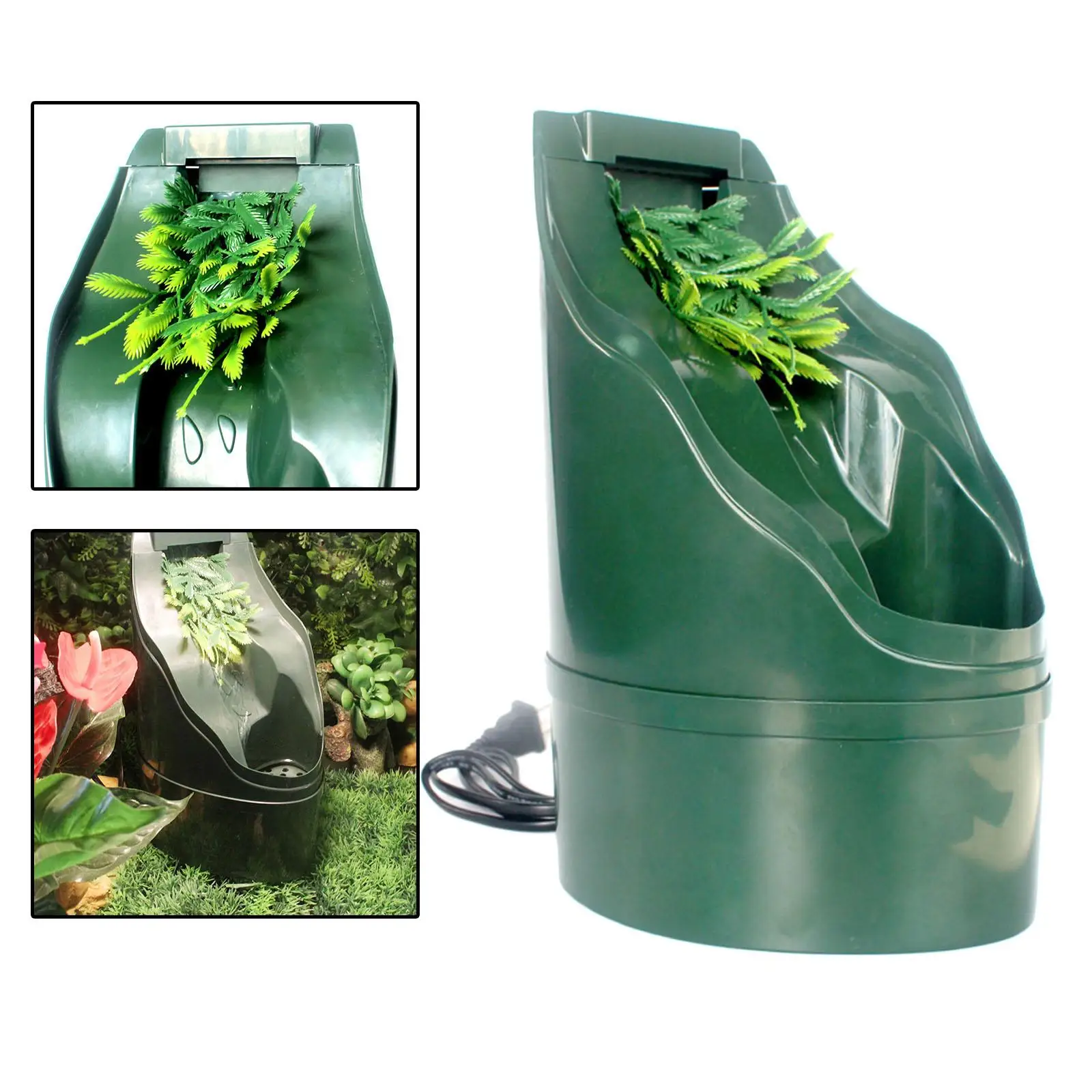 https://ae01.alicdn.com/kf/S158832aa51ae4ab988f61902fc1a6095N.jpg Reptile Drinking Fountain Water Dispenser Large Bowl with Filter for Chameleon Lizard Snake Turtle Cage Amphibian Habitat