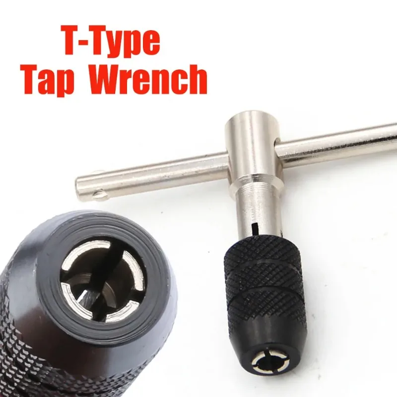 T-type 3mm to 6mm hand tap wrench thread tapping tool set