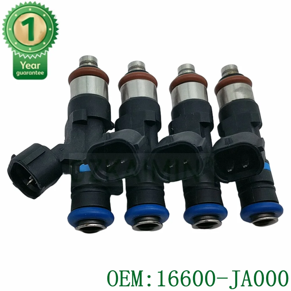 

4 PCS High Quality OEM 16600-JA000 16600JA000 Fuel Injector Nozzle For Nissan Altima Sentra Rogue 2.0 2.5 Injectors 0280158130