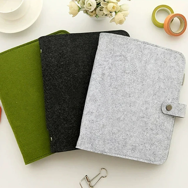 Új A5 A6 Fill Notebook Szövet Ring Binder Diary Papír Tartó Hordozható Napló Levélpapír Ajándék