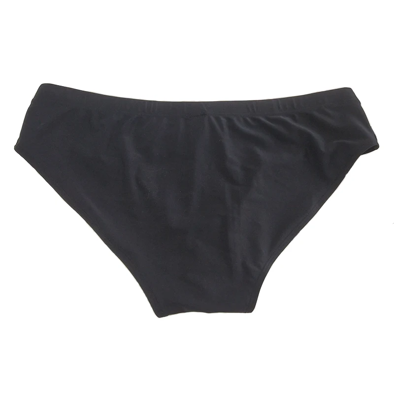 2023 Men's Swimwear Fashion Triangle Swim Trunks Summer Black Swimsuit Low Waist Bikini Panties Quick-Drying Push Pad Briefs 2