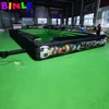 Inflatable Snooker Football Interactive Game Large Footpool Pool Table With 16 Balls Black Inflatable Billard For Soccer Event 2