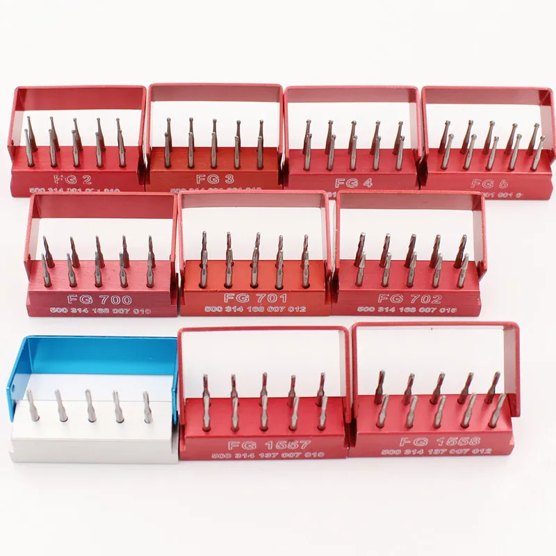 

10Pcs SBT Dental Tungsten Steel Carbide Burs for High Speed Handpiece Bit Inverted Cone Bur/Fissure Bur Italy Dental Diamond FG