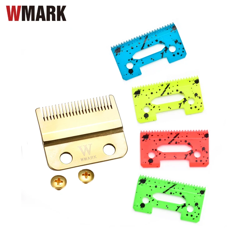 

WMARK 2 Hole Replacement Clipper Blades for Professional Barbers and Stylists Many Matches Magic Blades