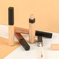 Private Label 6-color Liquid Concealer Custom Bulk Logo Nude Makeup Waterproof Brightening Moisturizer Face Base Square Tube 1
