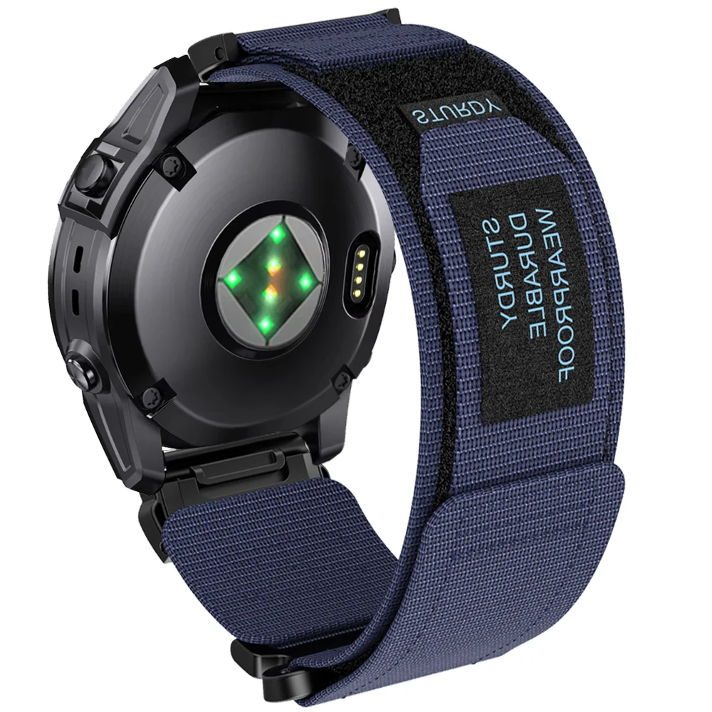 QuickFit Woven Nylon Watch Band – Durable and Versatile Replacement Strap, 22mm 26mm
