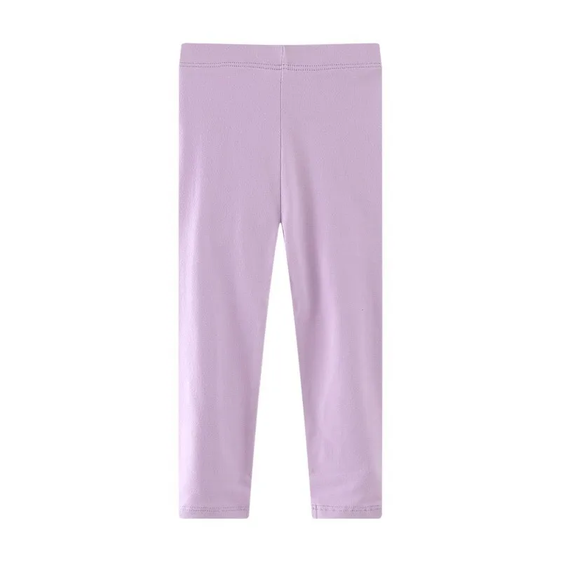 Spring Girls Leggings Cotton Trousers Kids Pants Girls Pants Solid Color Children Leggings Trousers 2-7T solid color pantyhose kids leggings