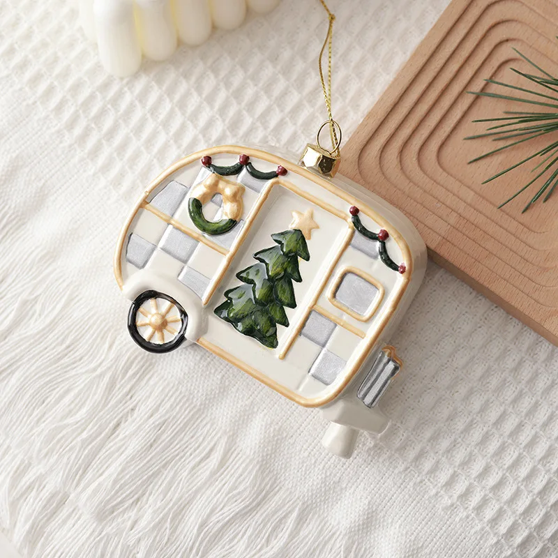Christmas Decorations Pendants Creative Wreaths Snowflake Ornaments