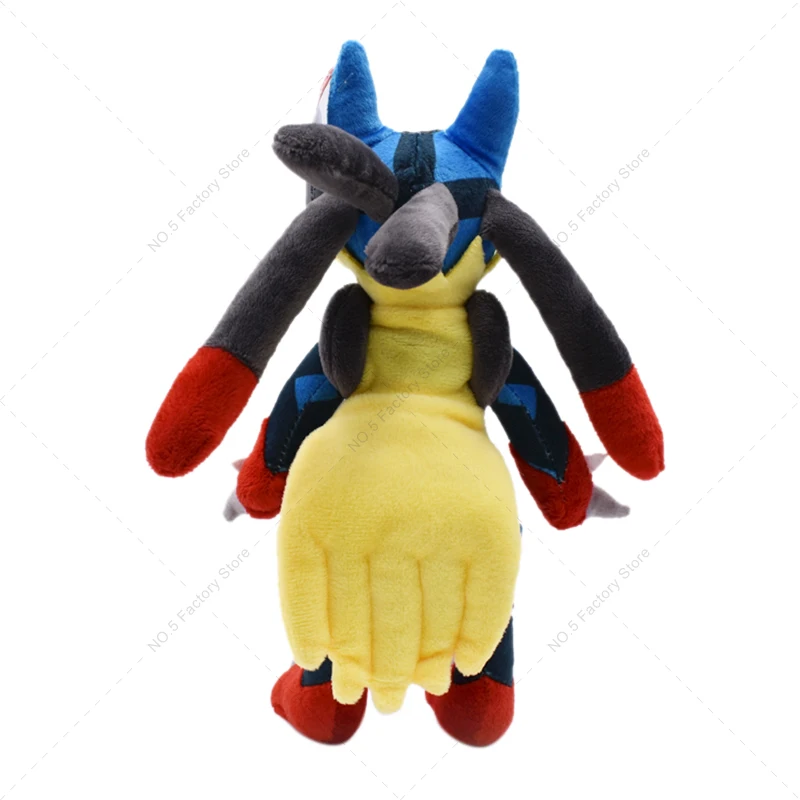 16-31cm  서 Lucario 반짝 이는 봉제 인형 귀여운 메가 Riolu 동물 인형 품질 Peluche 장난감 어린이 할로윈 선물