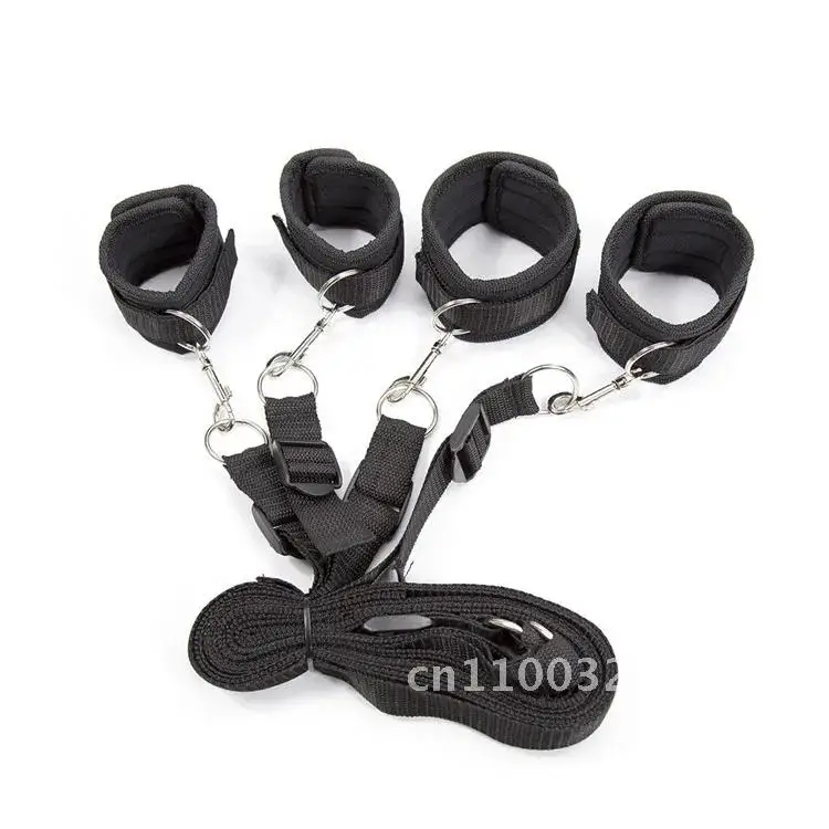 Sex Toys Bed Restraints Sex Full Body Bondage Fetish Kit Love Hand Ankle Cuffs Adult Games Erotic Products for Couples