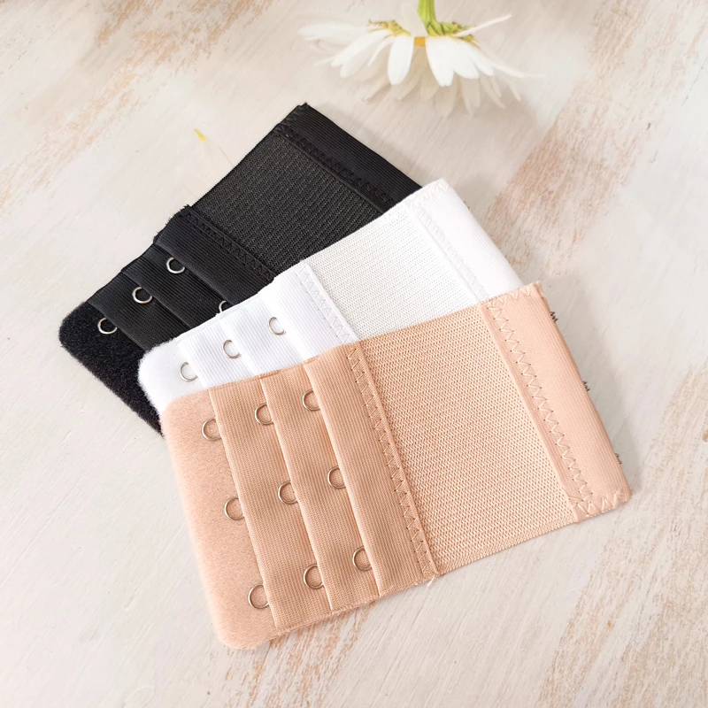 

6/8Pcs Elastic Bra Extender Clip Clasp Buckle Adjustable Back Belt Buckle Ladies Women Underwear Accessories Soft Bra Extension