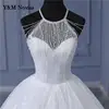 Y&m Novias Real Photo Vintage Lace Beaded Wedding Dresses Halter Neck Bridal Dress Sexy Cheap Wedding Gowns Sweetheart Princess 5
