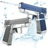 Mini Water Gun Children's Interactive Water Toy Water Spray Gun Summer Gift Toy with Linkage Rear Seat Continuous Fire Water Gun
