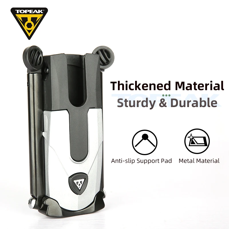 TOPEAK TW007 FlashStand FAT Bicycle Kickstand bicycle accessories bicycle kickstand bike accessories Crank Stay Bracket Stand Holder Parking Rack Adjustable Pocket Size Portable Stent