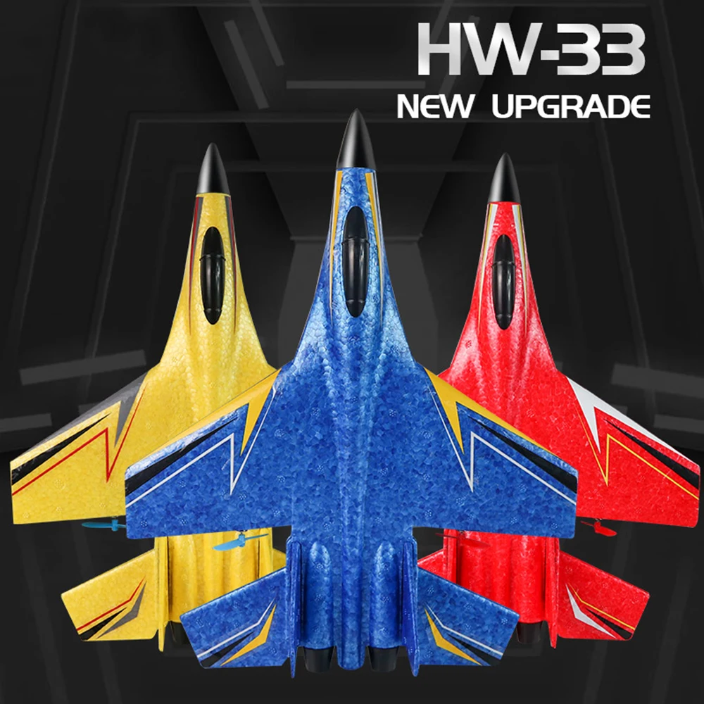 RC Plane SU27 2.4G With LED Lights Aircraft Remote Control Flying Model Glider EPP Foam Toys Airplane For Children Gifts rc rtf 5