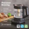 Luxury Tea Set. Electric Kettle with Tea Infuser for Loose Leaf And Ceramic Serving Set. Pot And Cups Set With Wo 5