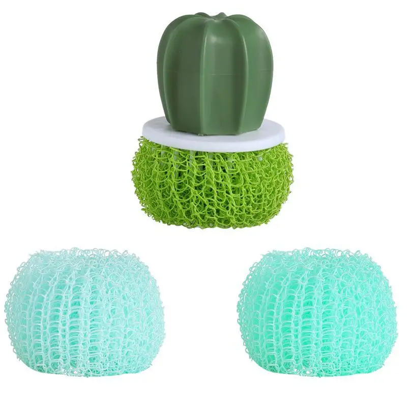 

Cactus Dish Washing Sponge Pan Brush Cleaning Brushes Do Not Hurt The Pan Kitchen Washing Dishes Gadgets Scourer Cleaning Tool