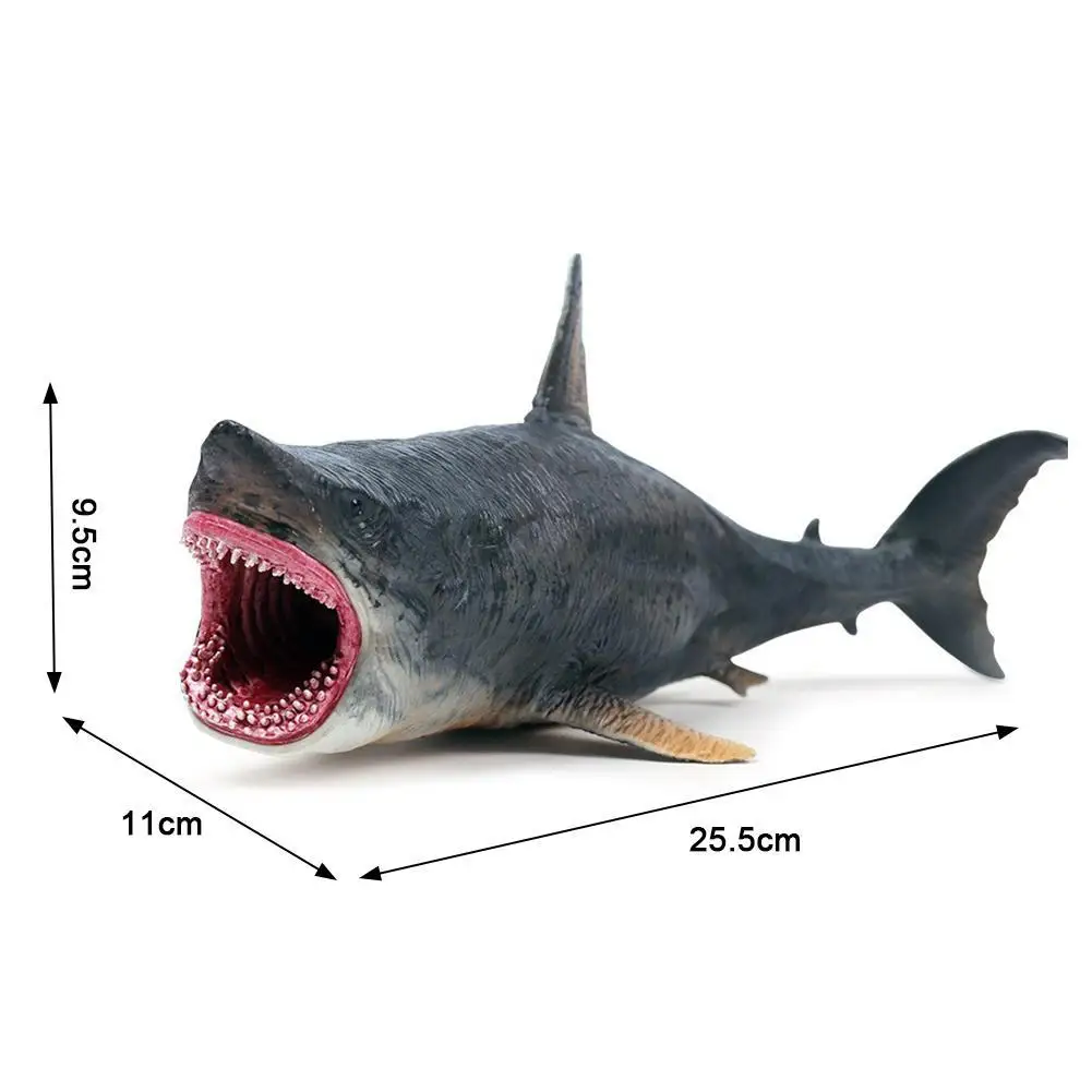 Marine Sea Life Classic Ocean Animals Megalodon Shark Action Figure Model Collection Toy For Kids Gift Educational Learning Gift 6