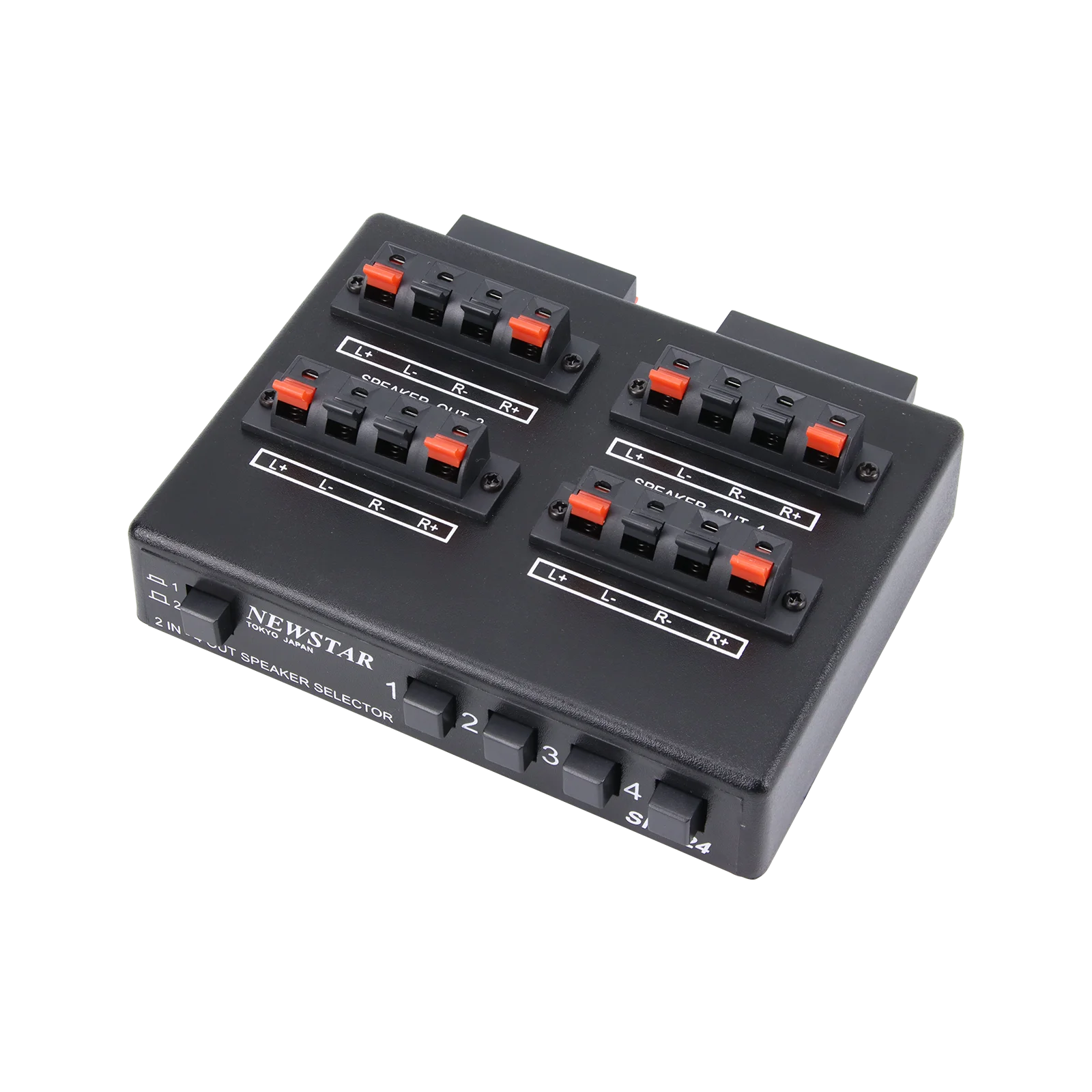 Audio Selector Amplifier Switcher Box Speaker Splitter Mini 2-IN-4-OUT audio amplifier board audio speaker