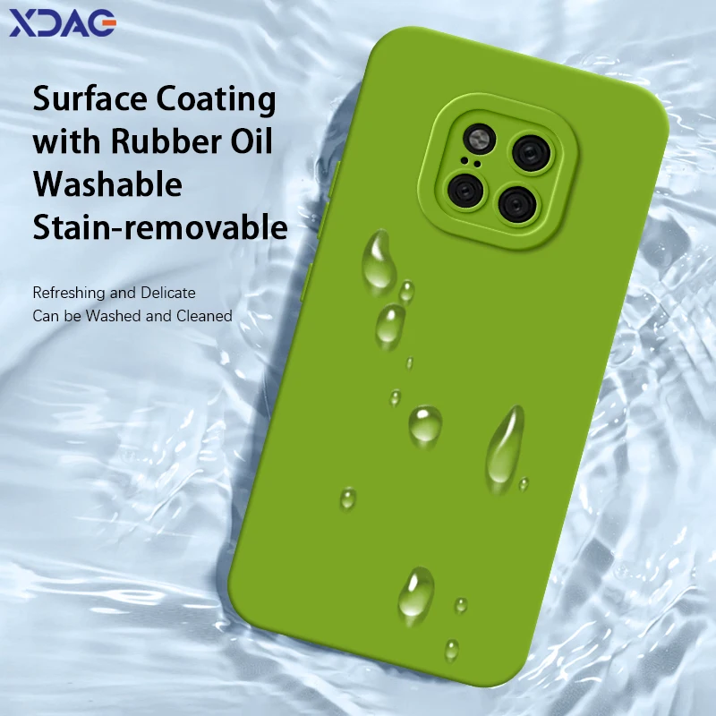 Original Angel Eyes Square Liquid Back Cover – Soft Silicone Waterproof Phone Case